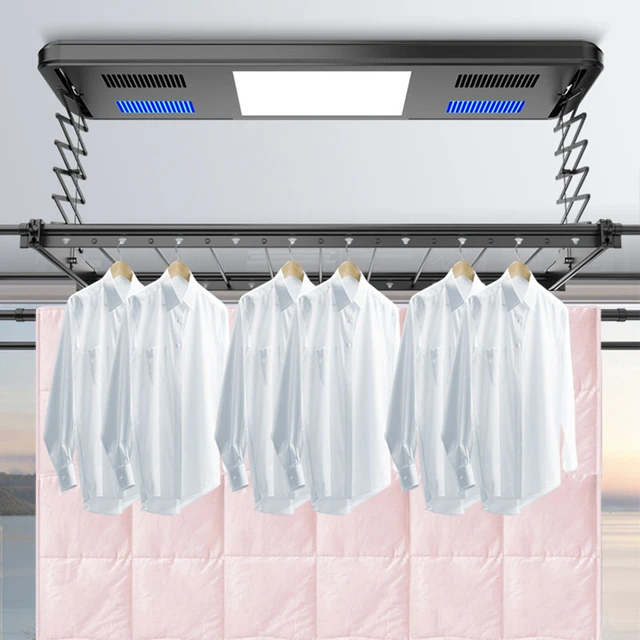 Multi funktion Smart Fernbedienung Elektrische Hebe Decke Wäsche Elektrische  Automatische Folding Kleiderbügel Trocknen Kleidung Rack - AliExpress