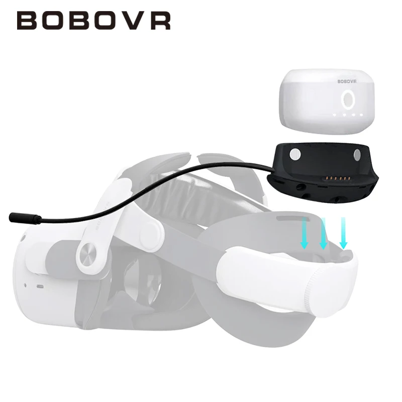 Bobovr-bateria Dock Upgrade Kit Converter m1 m2 Plus Strap Regular para Versão com Bateria Adicionar Horas de Reprodução 5200mah
