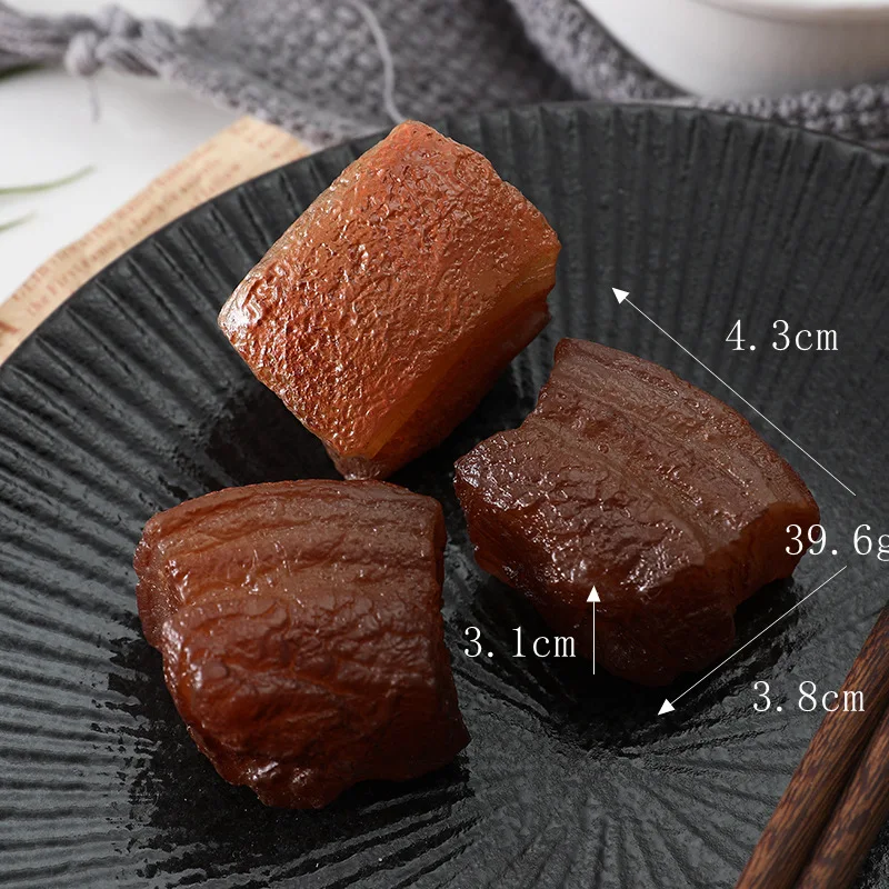 Artificial Steak Keychain Photography Prop and Kitchen Ornament Simulation Decor