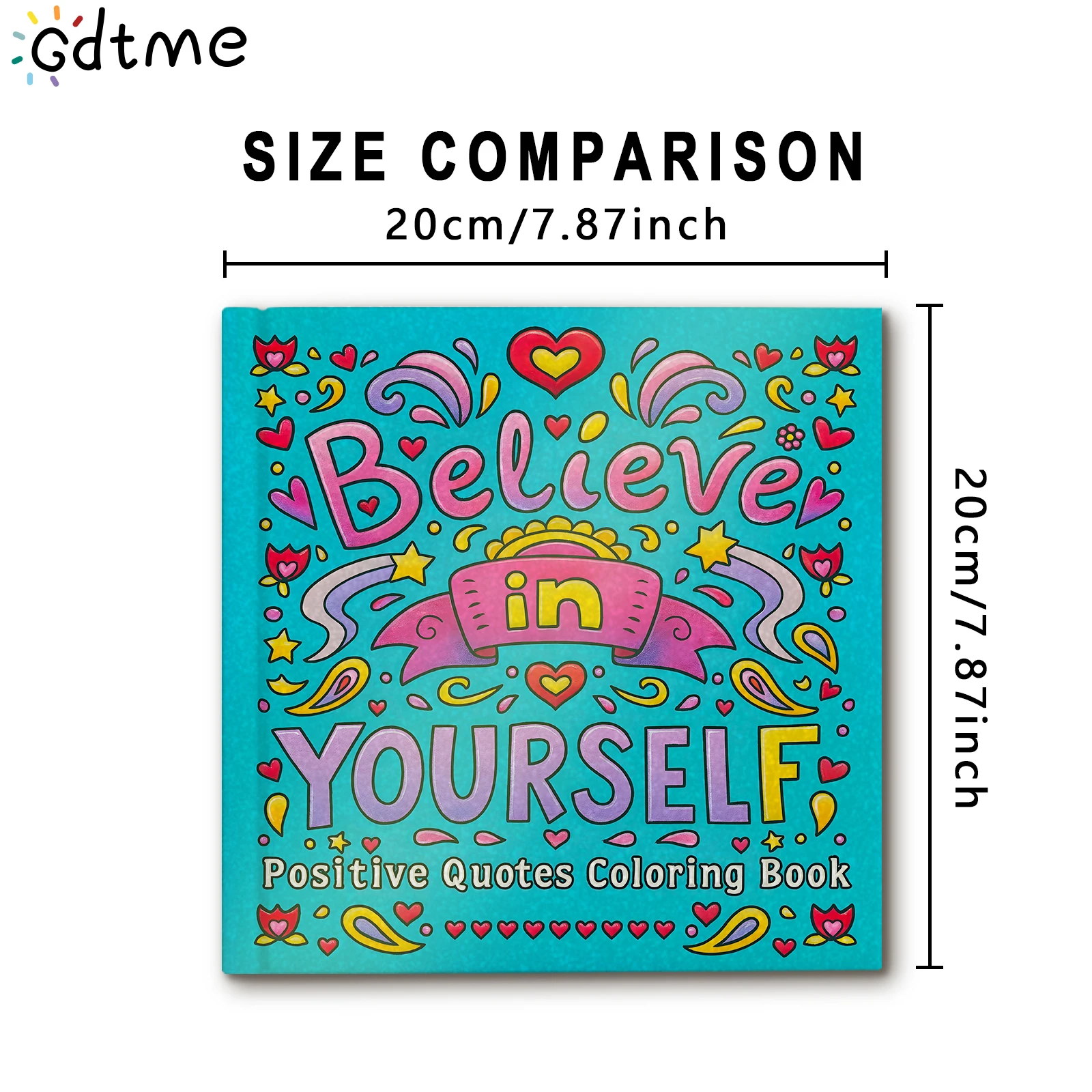 Geloof in jezelf BOLD AND EASY Kleurboek Educatief Stress Relief Paperback Doodles Boek voor volwassenen en tieners ﻿