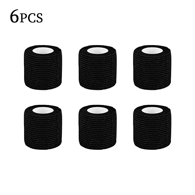Tattoo Bandage 6/12/24/48Pcs POSEIDON Disposable Waterproof Self-adhesive Elastic Bandage Black Assembled Tattoo