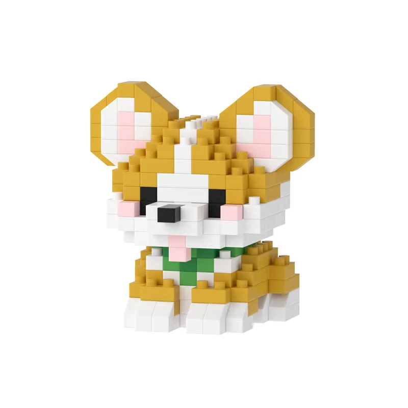 Cat Animal Brick Toy for Children Girls 8 To 10 Years Old Birthday Gift Construction Block Set Mini Building Blocks Educational 6