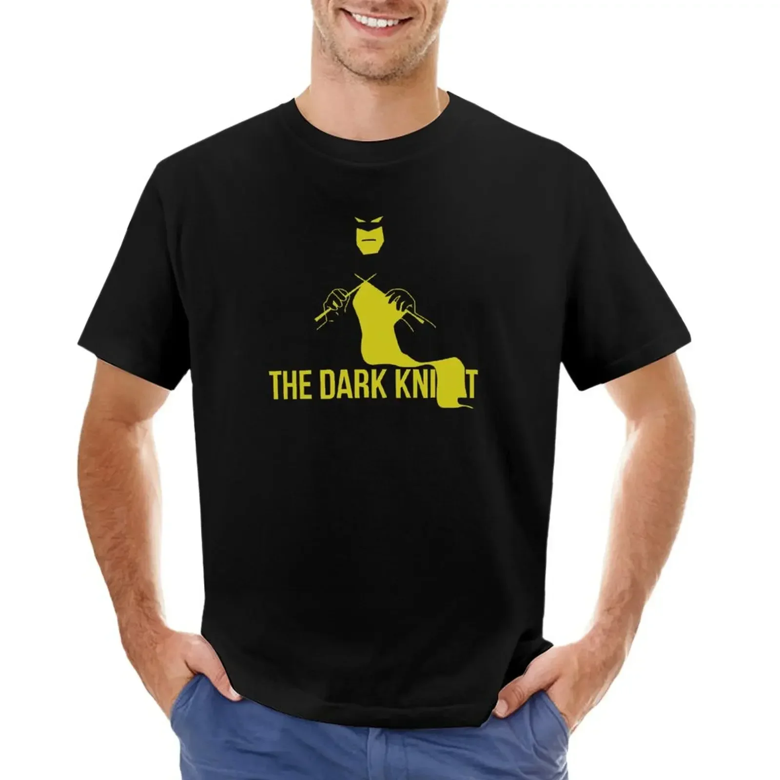 

The Dark Knit T-shirt summer tops sweat heavy weight t shirts for men