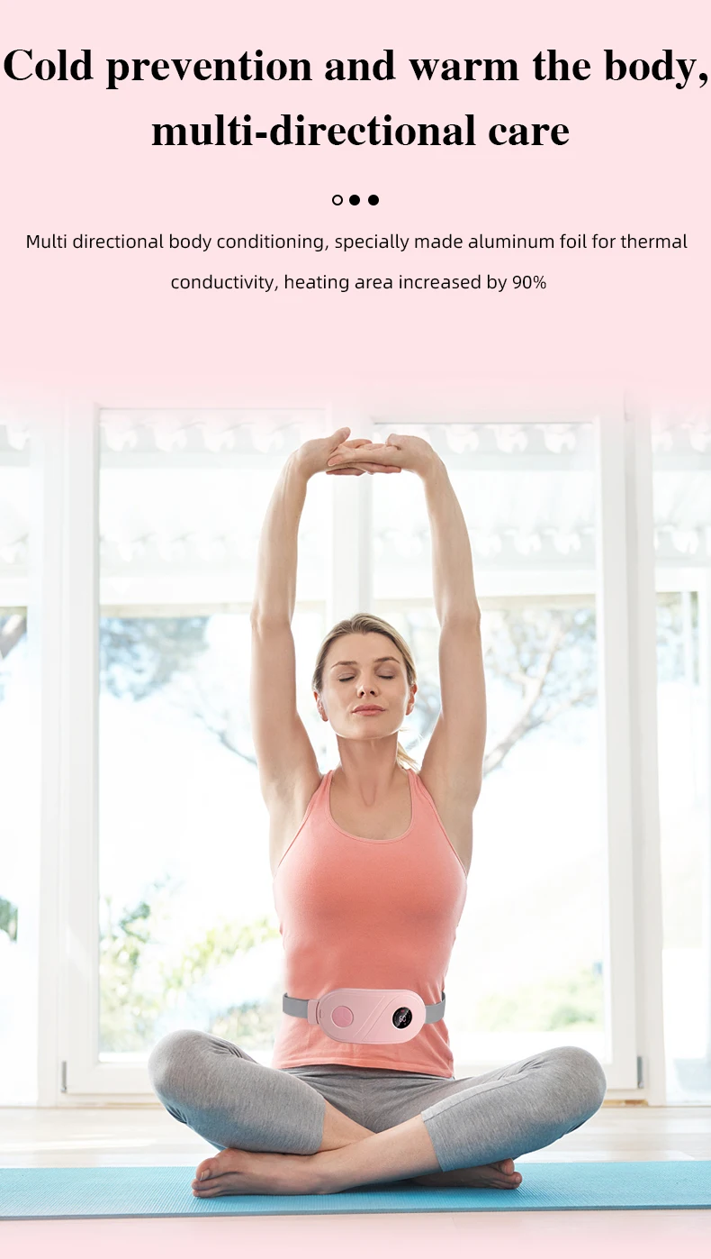 Period Pain Relief Belt - Heating Pad for Menstrual Cramps & Back Pain