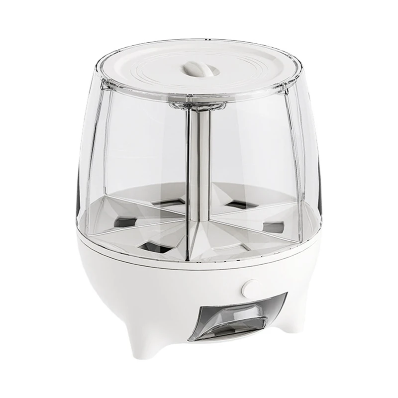 

360 Rotating Food Dispenser Measurements Bucket Cereal Dispenser For Kitchen Moisture-Proof Sealed Cereal Dispenser Retail
