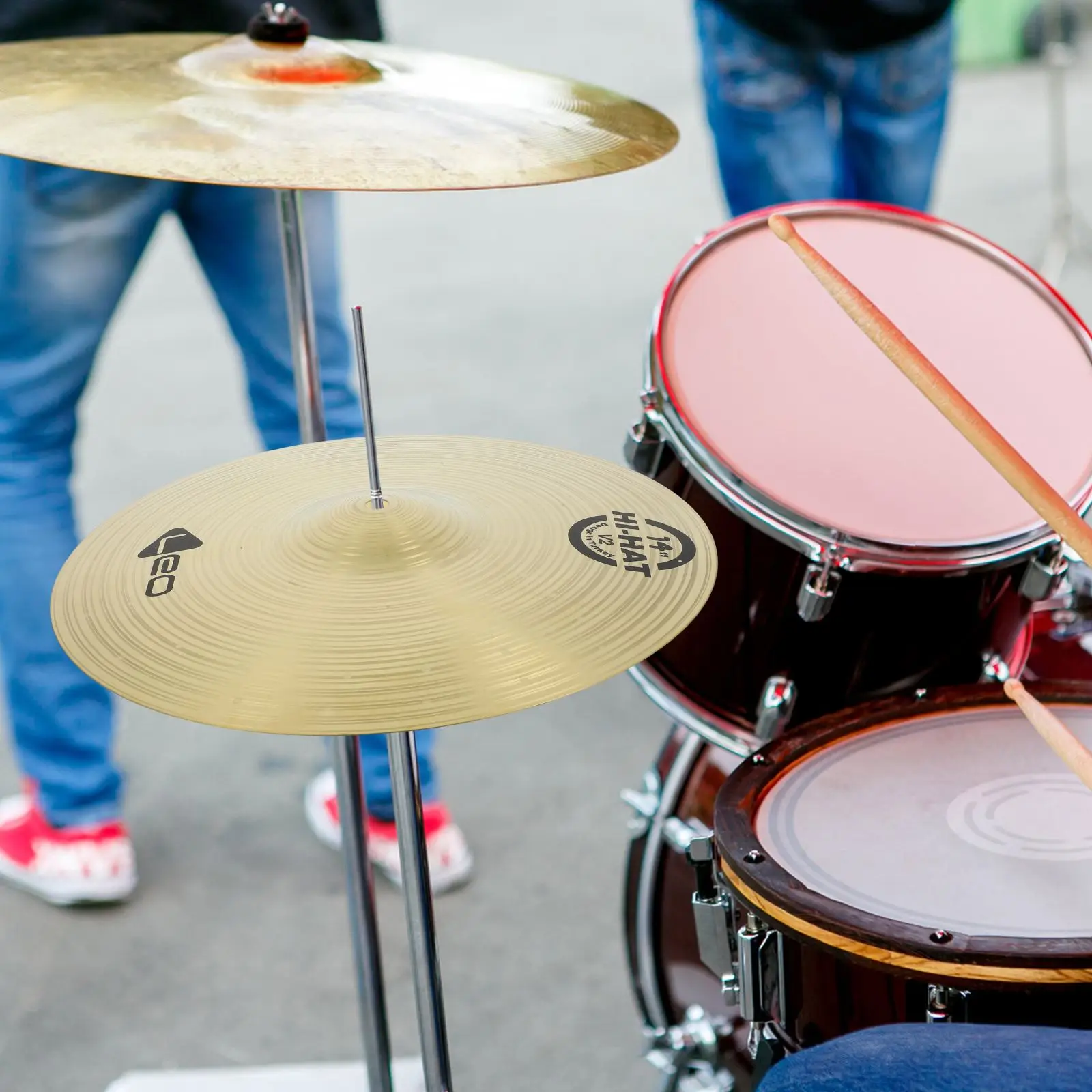 

Jazz Drum Professional Cymbal Drum Kit Cymbal Anti-rust Drum Cymbal Fadeless Drum Cymbal ymbal Drum Kit Professional Anti-rust
