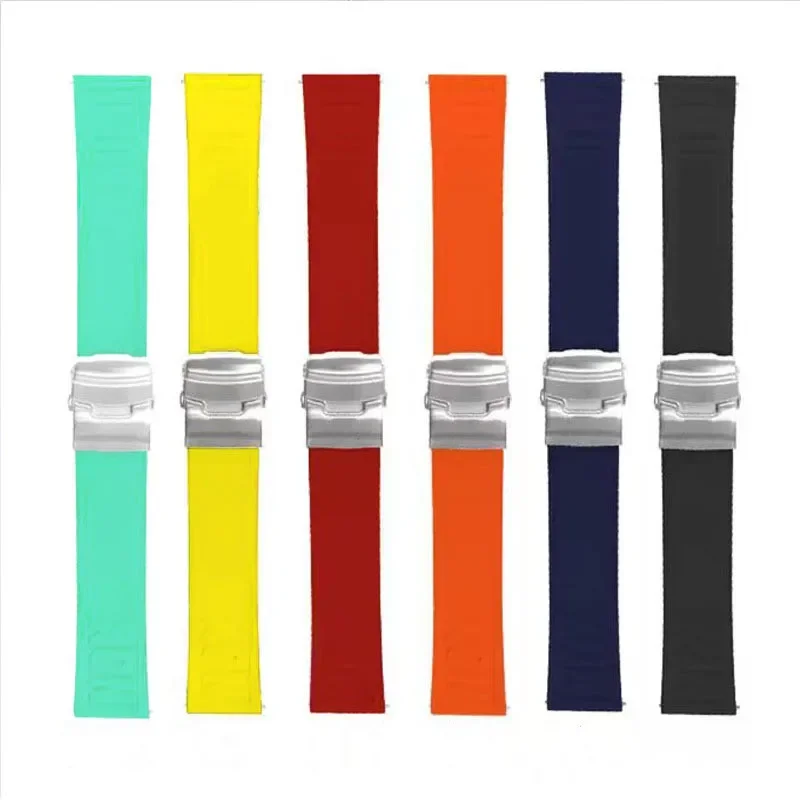Cinturino In Gomma 24Mm Per Luminox Xs3749 3789 3741 3745 Cinturino Comodo Impermeabile Cinturino Con Fibbia A Sgancio Rapido