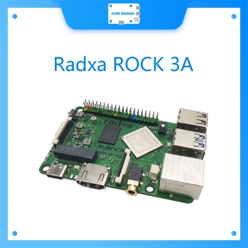 Radxa Rock 3A Rockchip Rk3568 Chip Quad-Core Cortex A55 Scheda Di Sviluppo Radxa 3A Ad Alte Prestazioni