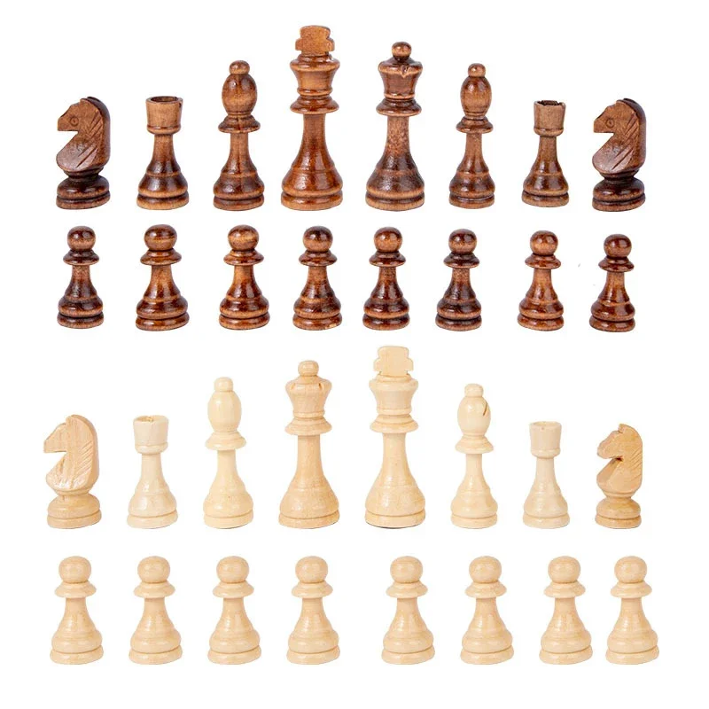 Wooden Chess Pieces 2.2/3/3.5 Inch King Figure Chess Game Pieces Tournament Finish Backgammon wooden chess,chess pieces