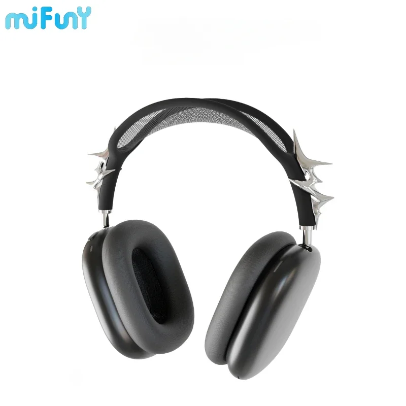 

Glorya Original Airpods Max Earphone Accessories Silver Thorny Design Resin Earphone Hanger 3D Printing Suitable for Airpods Max