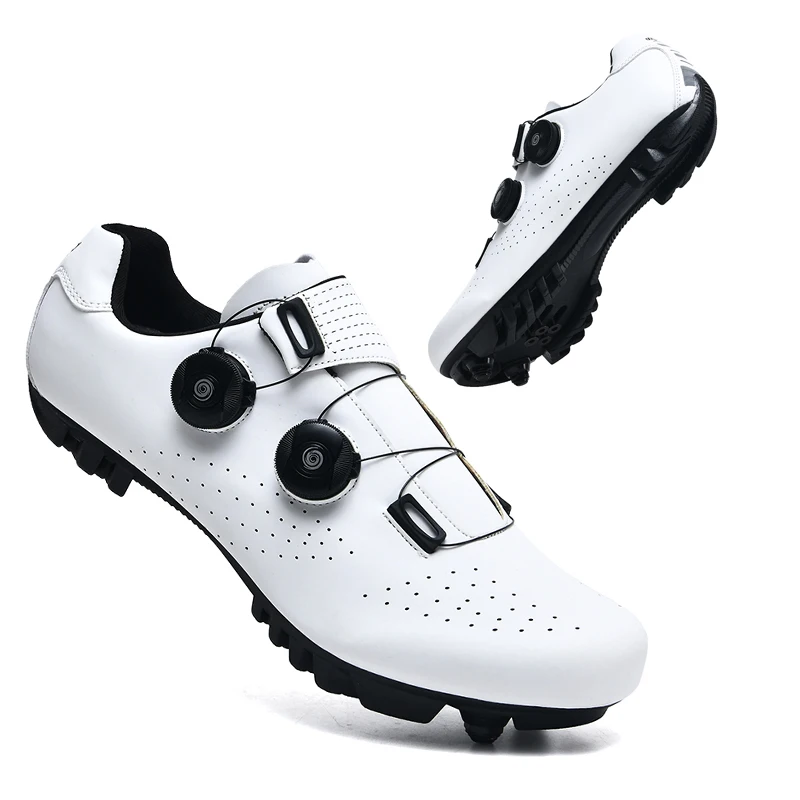 Cycling Sneaker Mtb Pedal Bicycle Shoes Flat Mountain Cycling Shoes Cleat Rb Speed Footwear Man Women New Selflocking