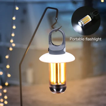 Lampe de poche LED Portable Rechargeable, Super lumineuse, pour Camping, travail, 5 Modes d'éclairage, étanche, pour l'extérieur 1