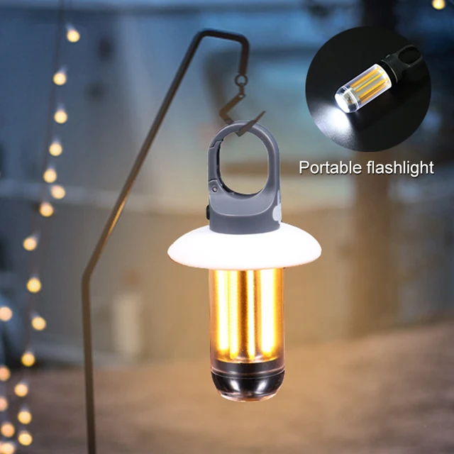 Lampe de poche LED Portable Rechargeable, Super lumineuse, pour Camping, travail, 5 Modes d'éclairage, étanche, pour l'extérieur 1
