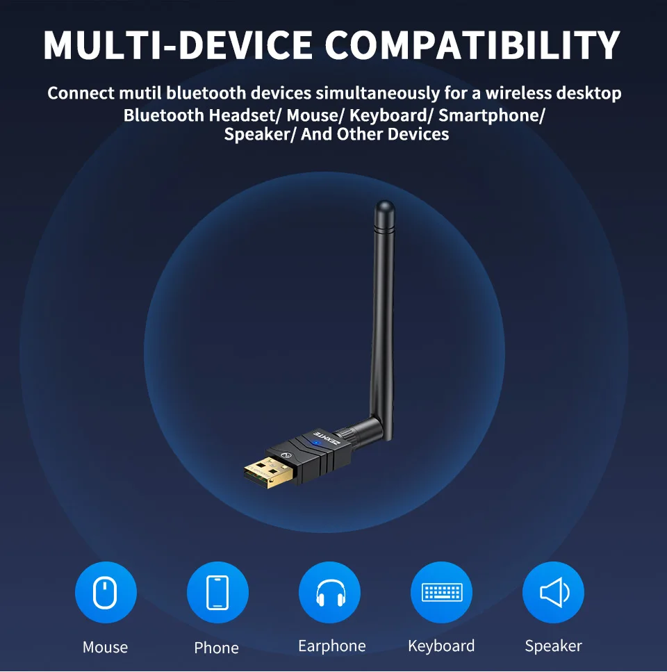 5.1, Adaptador para Windows 11 e 10,