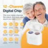 4 Channels Rechargeable Hearing Amplifier to Aid and Assist Hearing Premium Comfort Design and Nearly Invisible for Seniors Adul 2
