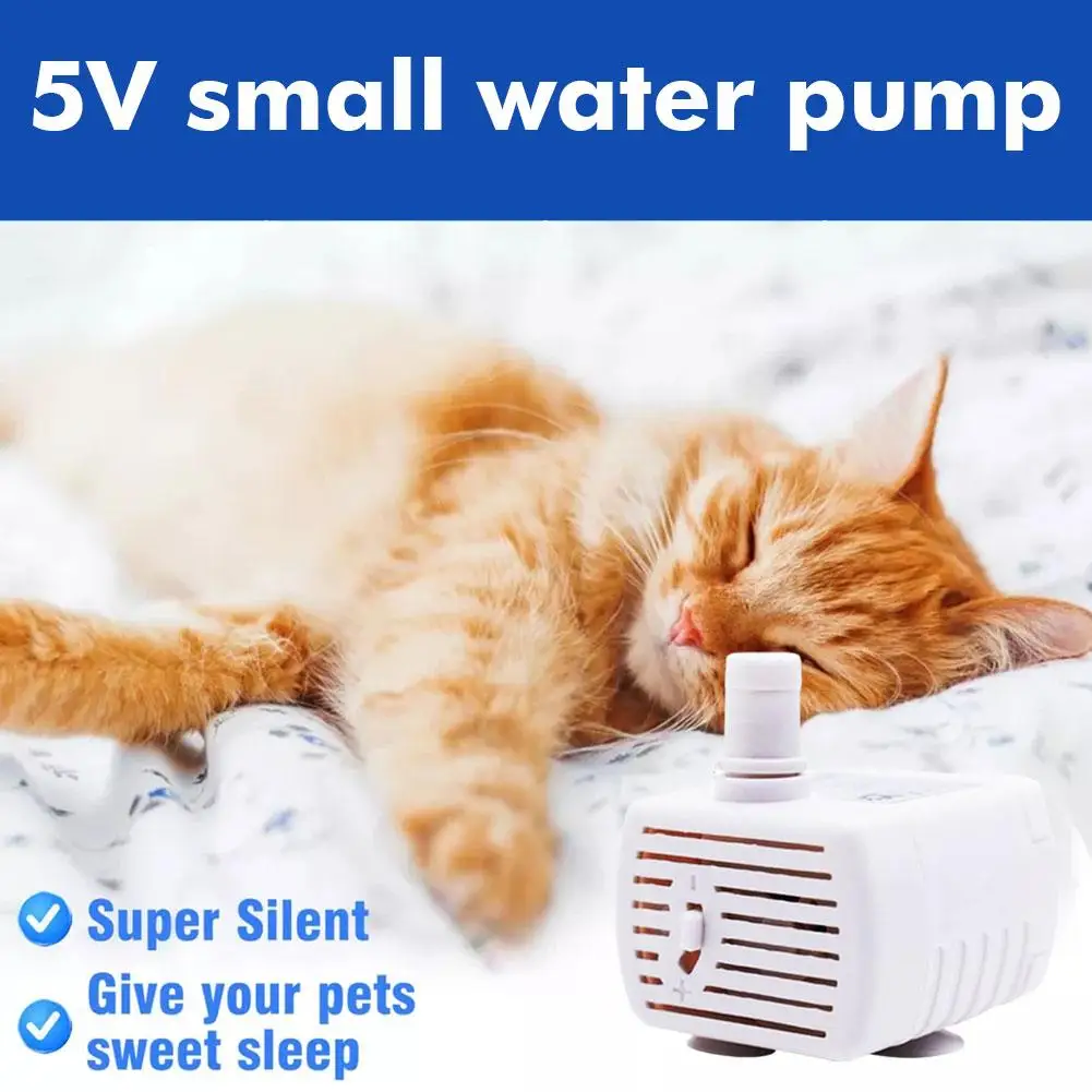 200L/H 2W Mini Submersible Pump USB DC 5V Pet Water Dispenser Water Pump DR-DC160 Pumps Ultra-quiet Brushless Motor