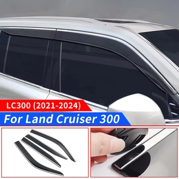 Toyota Land Cruiser 300 Window Rain & Sun Visor 2024 – Ventilation Deflector, Easy Install
