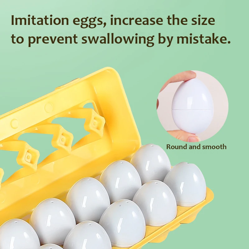 Kids Shape Matching Eggs Toy Cartoon Number Dinosaur Montessori Smart Eggs Baby Early Learning Educational Toy Children Gifts 3