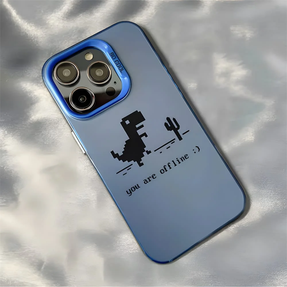 Playful Dinosaur Design Phone Case – No Internet Rex