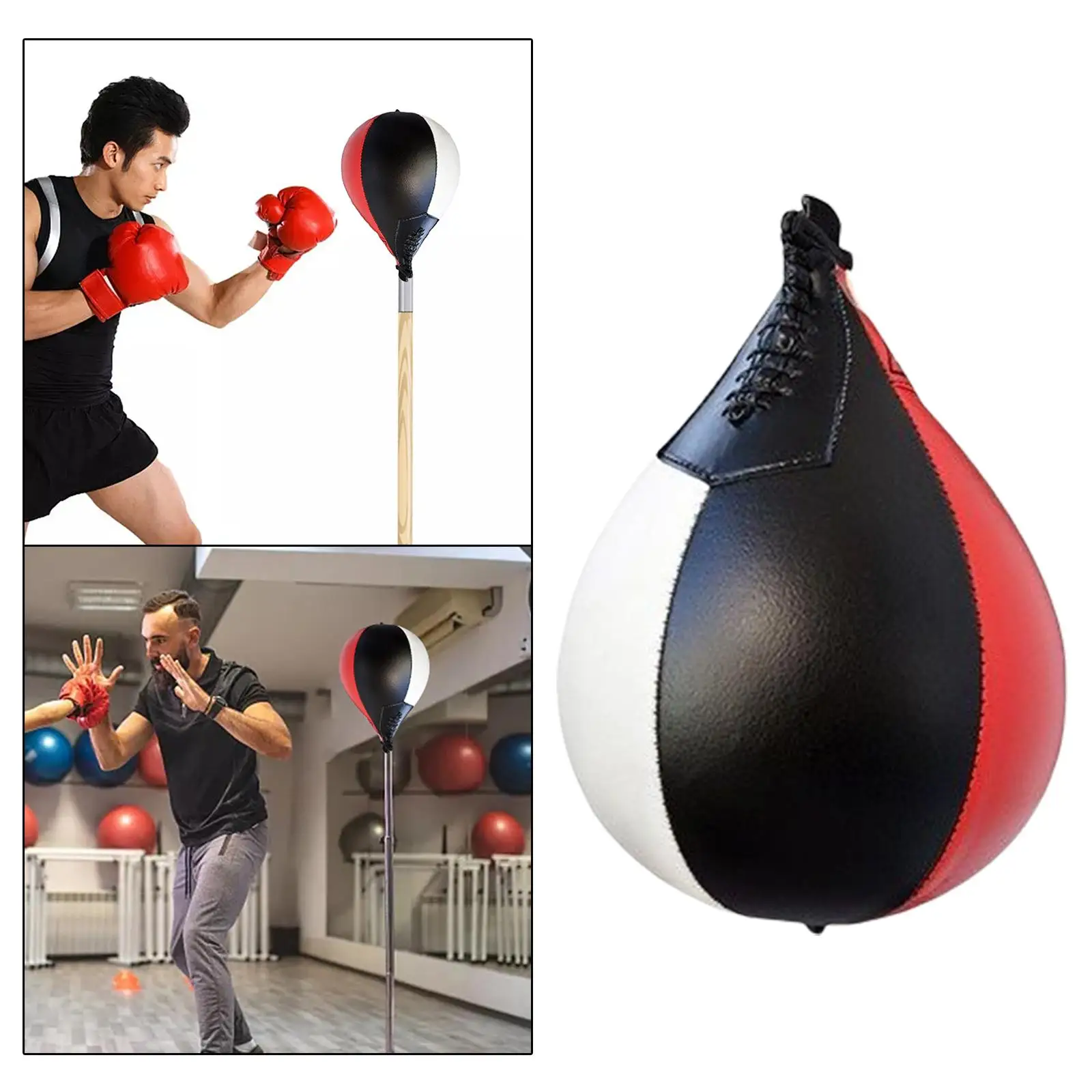 PU Leather Boxing Ball Punch Bag Hanging Mma Training Fitness Pear Shape PU Leather Boxing Ball Punch Bag Hanging Mma Training Fitness Pear Shape
