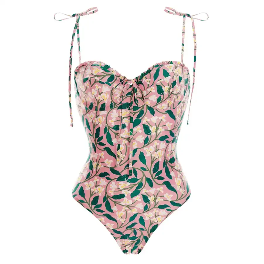 

2023 Ruffle Bikini Swimsuit and Skirt Women Swimwear Bathing Suit Monokini
