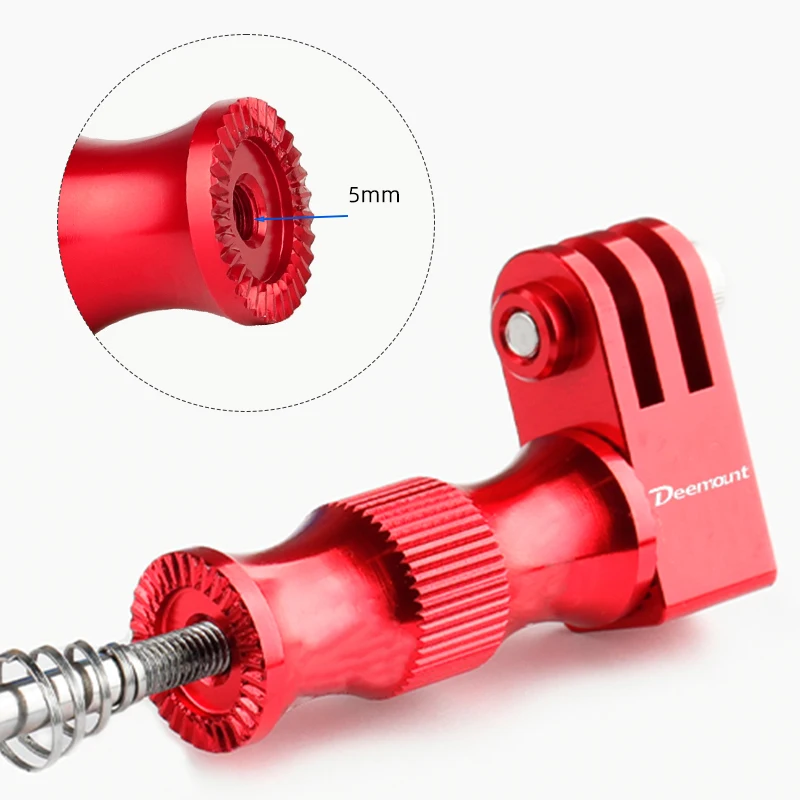 경량 자전거 휠 허브 액슬 카메라 브래킷 홀더, 산악 자전거 3 갈래 액션 카메라 클램프