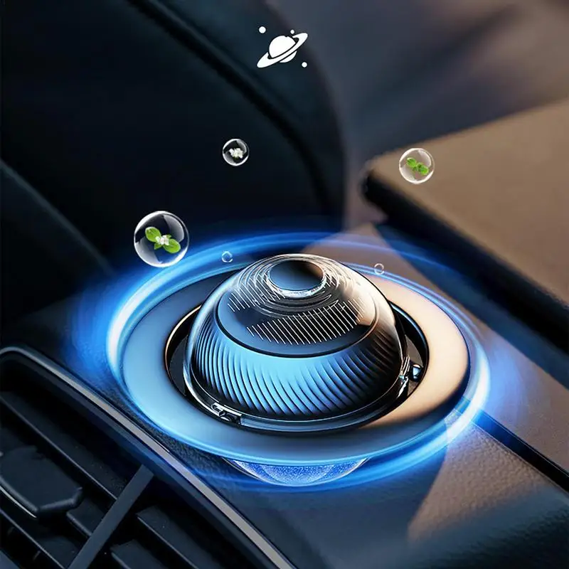 

Car Air Freshener 10ml Solar Automatic Rotating Round Flying Saucer Aroma Diffuser Fragrance Perfume Air Freshener Oil Diffuser