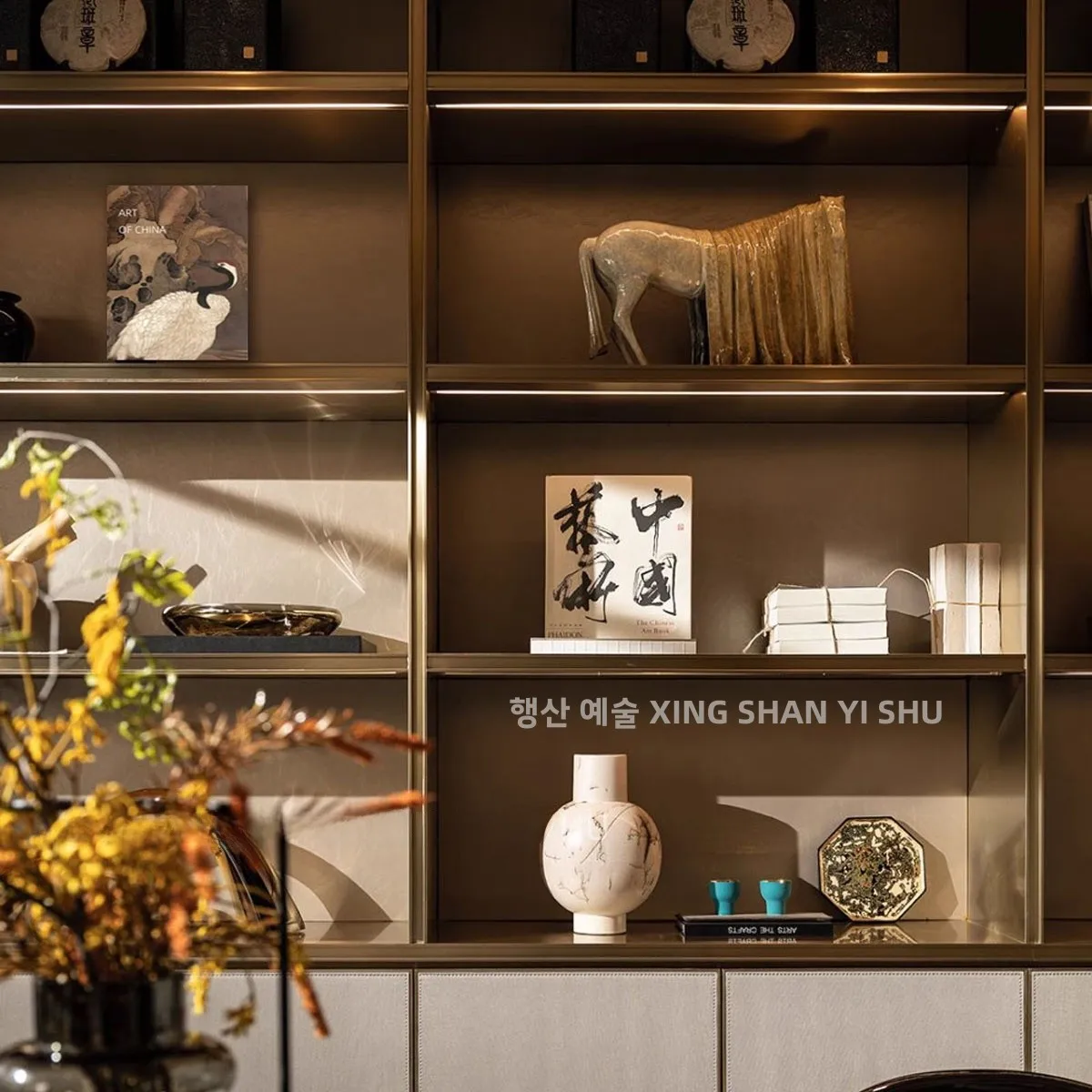 새로운 중국 스타일 장 책 장식품 거실 샘플룸 스터디 데스크 장식 홈 데코레이션 액세서리