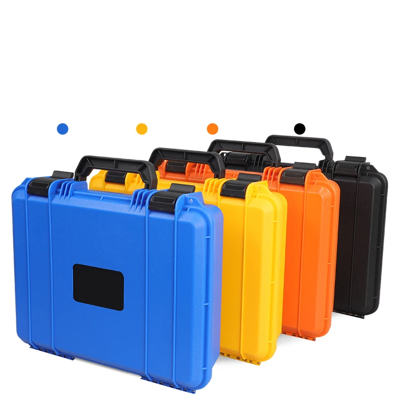 Portable Plastic Tool Box Impact resistance Carry Case Bag Tool Kit Hardware ToolBox W/Sponge Organizer Storage Box 35x27x9.5CM