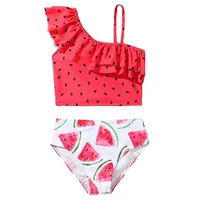 Girls Youth Swim Suits Girl'S Cute 2 Piece Bikini Set High Waisted Swimsuit Bathing Suit Beachwear Girls Swimsuits 9 10 Years 2