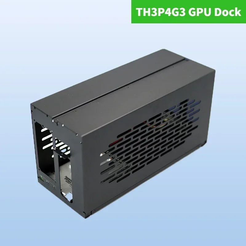 Gpu Dock Case Full Metal Frame Metal Habitação Box Placa Gráfica Externa para Atx Sfx Flex 1u Fonte de Alimentação Th3p4g3 Thunderbolt3