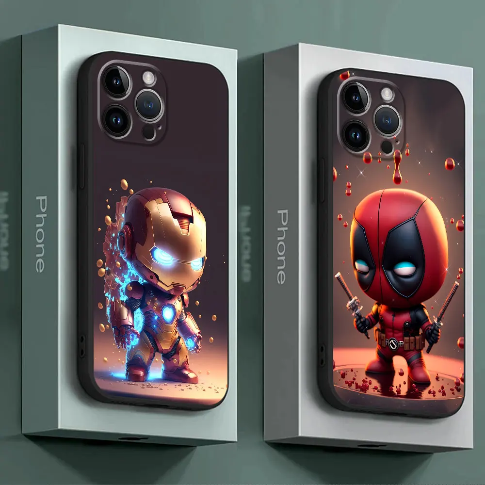 Simpatica Custodia Marvel Iron Man Per Huawei P40 Lite P60 Pro P30 Lite P50 Pro P20 Pro P30 Pro P Smart Z Armor Bumper Black Soft Cover