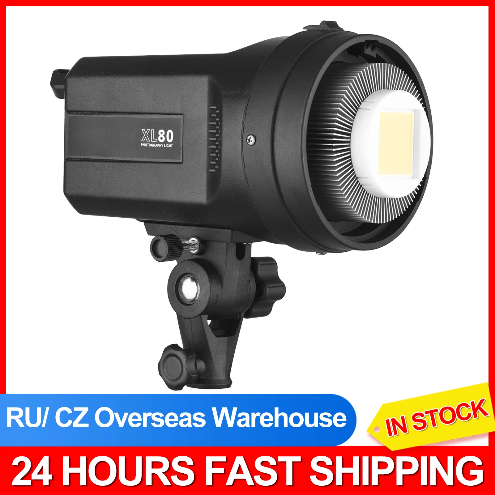 80w Studio Led Continuous Video Light 5600k Brightness Adjustable