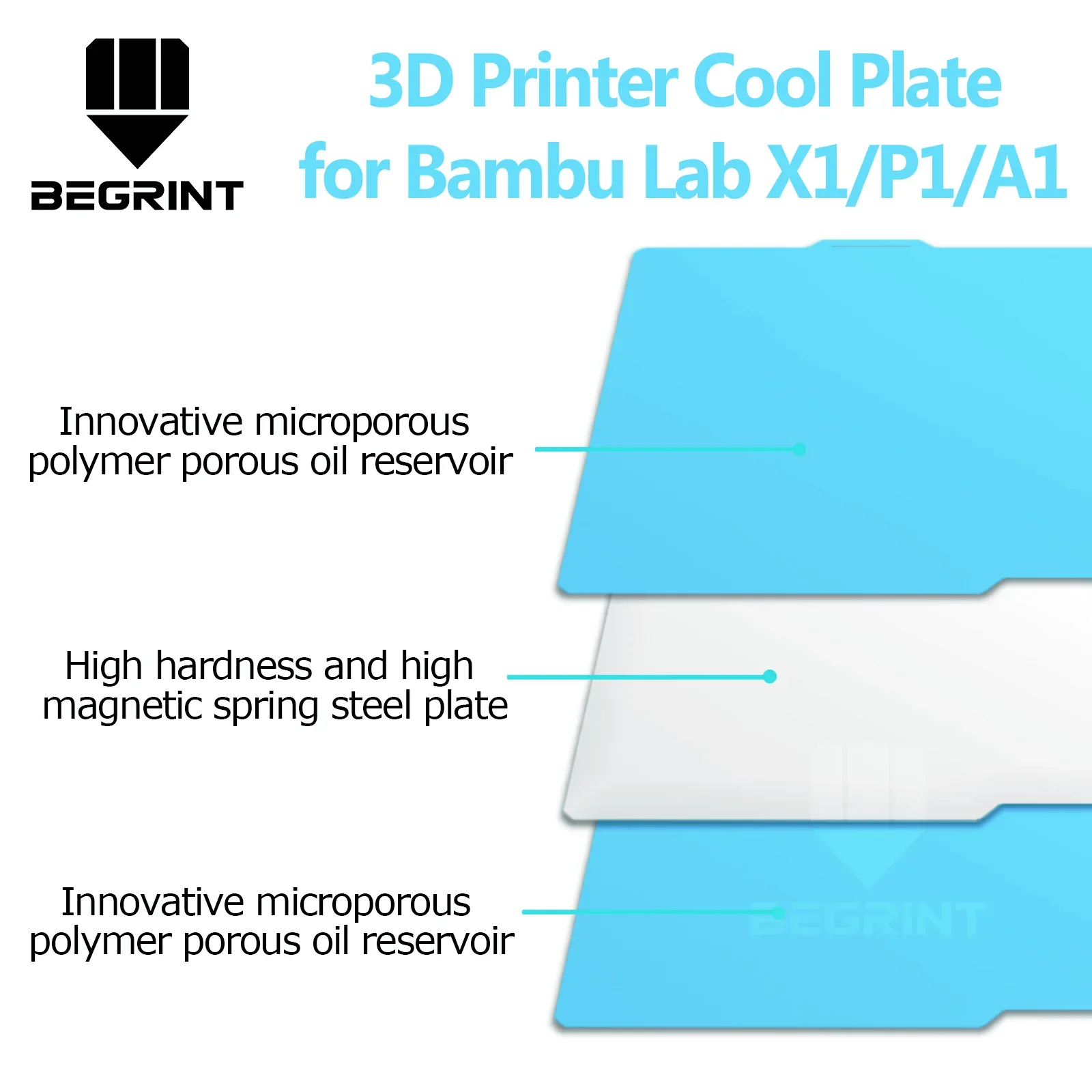 Cold Plate For Bambu Lab Build Plate PLA Bed Cold Plate SuperTack Glacier For Creality Anycubic Elegoo Centauri Carbon Heat Bed Sed4318f042a54933871d32a66823abd93