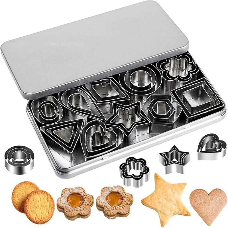 Stainless Steel Cookie Cutter Set 1