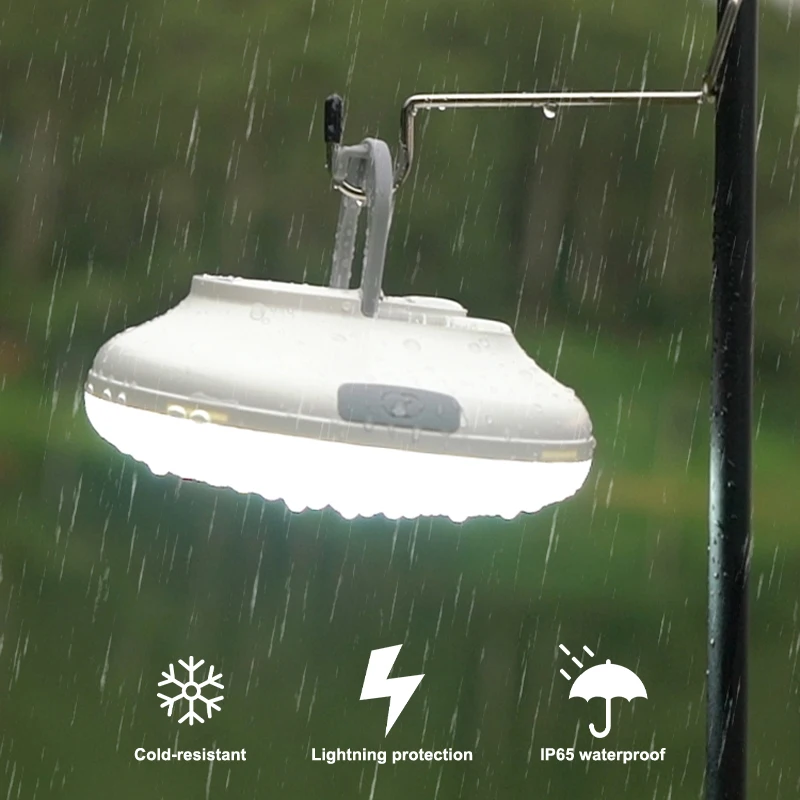 

10000mAh LED Tent Light Rechargeable Lantern Portable Emergency Light With Magnet Outdoor Camping Bulb Lamp Flashlight Home