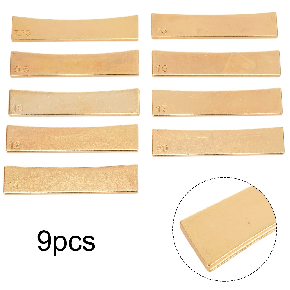 9 Size Guitar Radius Metal Fingerboard Fret Press Caul Insert Luthier Tools Accurate Fretting Electric Guitar Accessories guitar tool