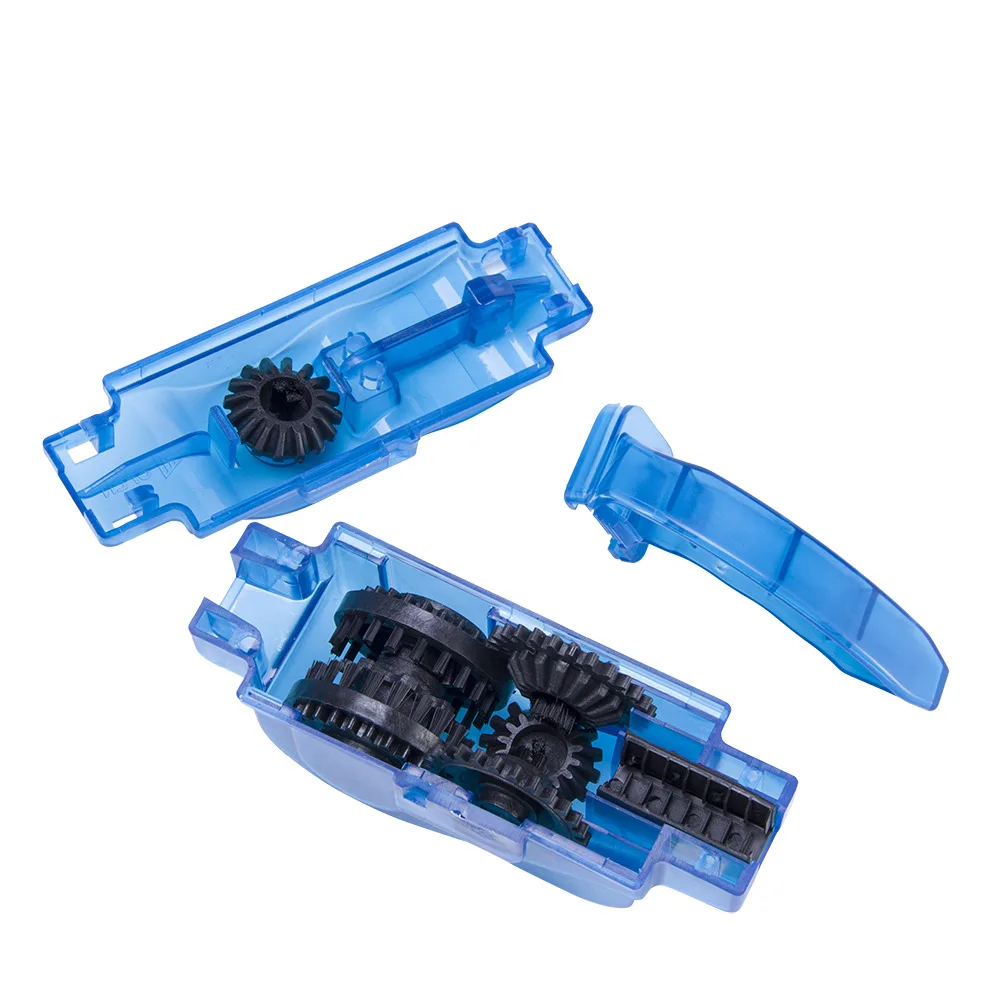 Bicycle Chain Cleaning Brush Bike Chain Washer and Scrubbing Tool Outdoor Mountain Road Cycling Maintenance Cleaning Tool