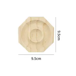DIY Wooden Beading Design Board for Jewelry Making and Craft Display (Hexagon)