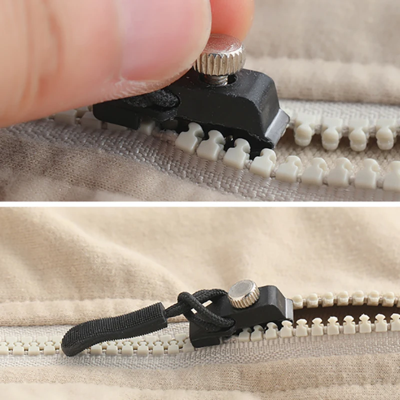 5PCS Universal Instant Zipper Repair Replacement Kit Durable Fix Zipper Sliding Teeth Rescue Screw Head RU