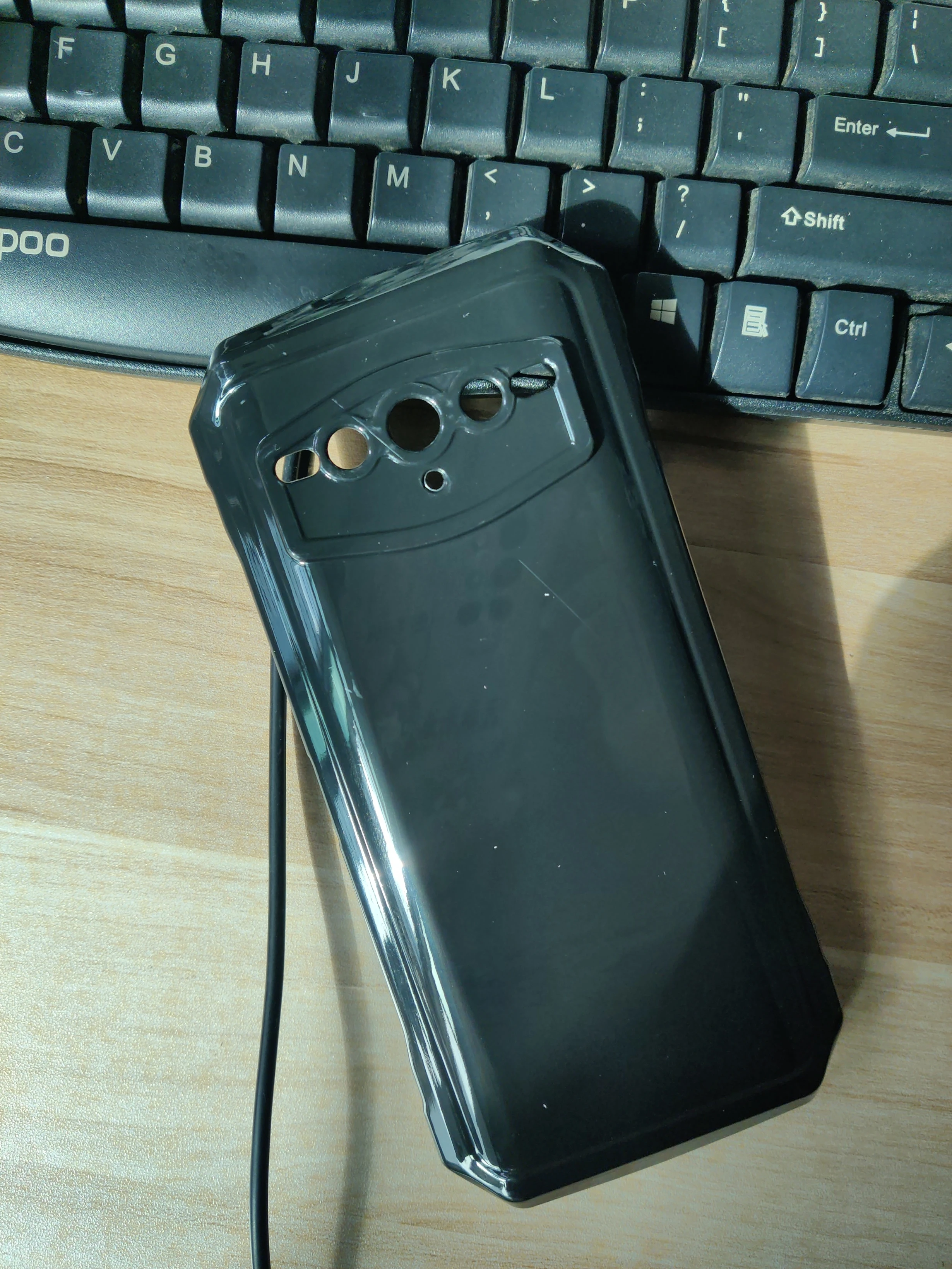 for Doogee V30 Pro Ultra Thin Phone Case, Gel Pudding Soft Silicone Phone  Case for Doogee V30 Pro 6.58 inches (Black)