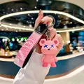 Pink bear keychain