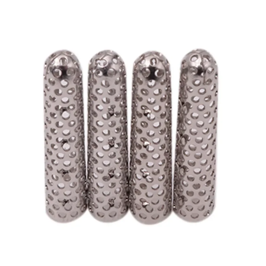 Weiou Laces 4pcs/set 4.5*22mm Silver Cave Metal Tips  Hole Hollow Shoelaces Aglets Cheaper New Arrivals Laces End Press Install