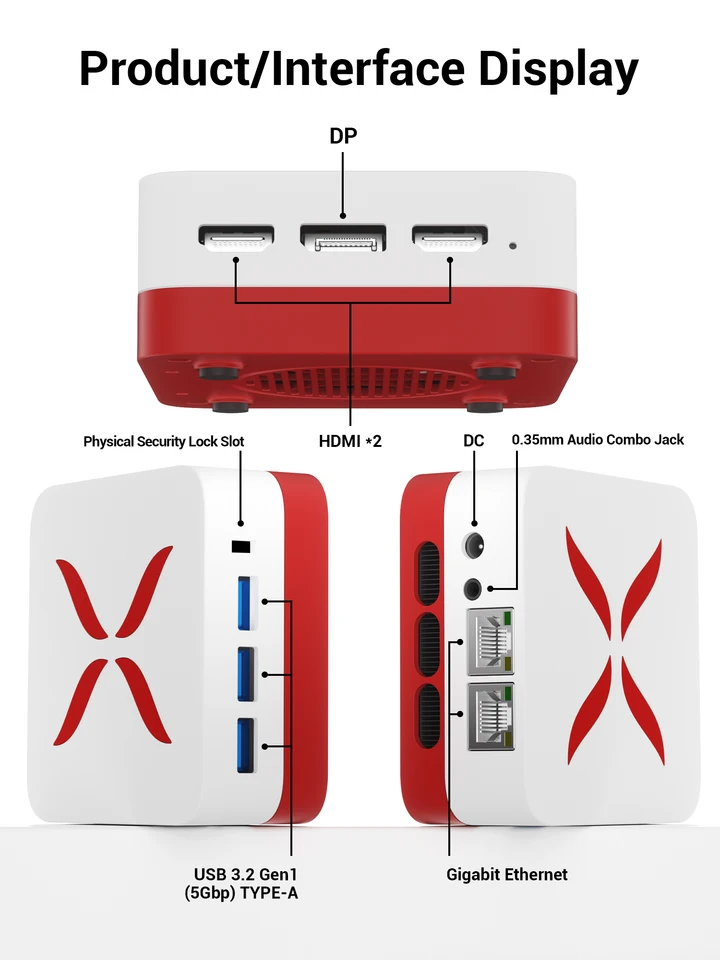 Firebat T333 ミニPC Intel Alder Lake N150 Windows 11 Pro搭載 ミニ