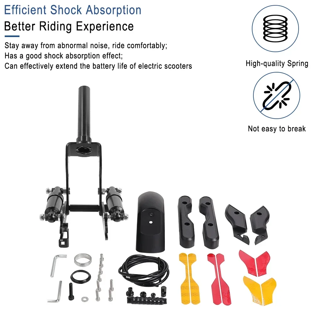 Description Picture 3 of itemG30 Scooter Upgraded Shock Absorber Kit Anti Shake and Wear Resistant Accessories Suitable For Ninebot Max G30 Electric Scooter