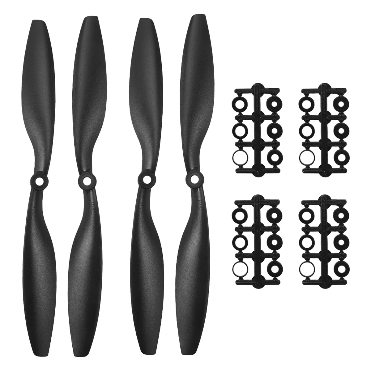 ABQR 4x Hélice RC 10x4.5 pouces CW/CCW pour Multirotor Drone