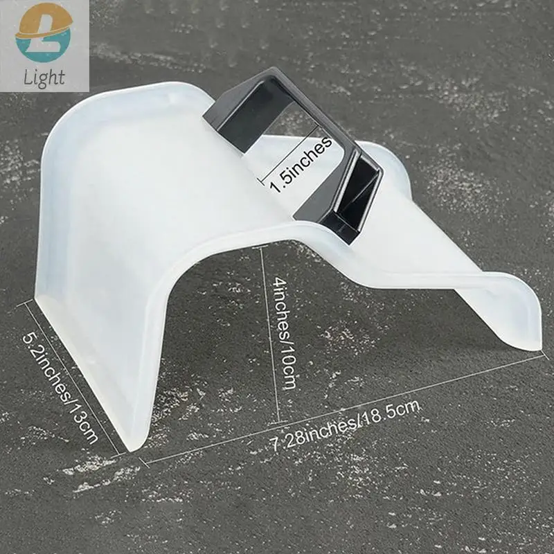 DIY 모델링 토양 석고 콘크리트 주걱 모양 고정 클립 금형 도구