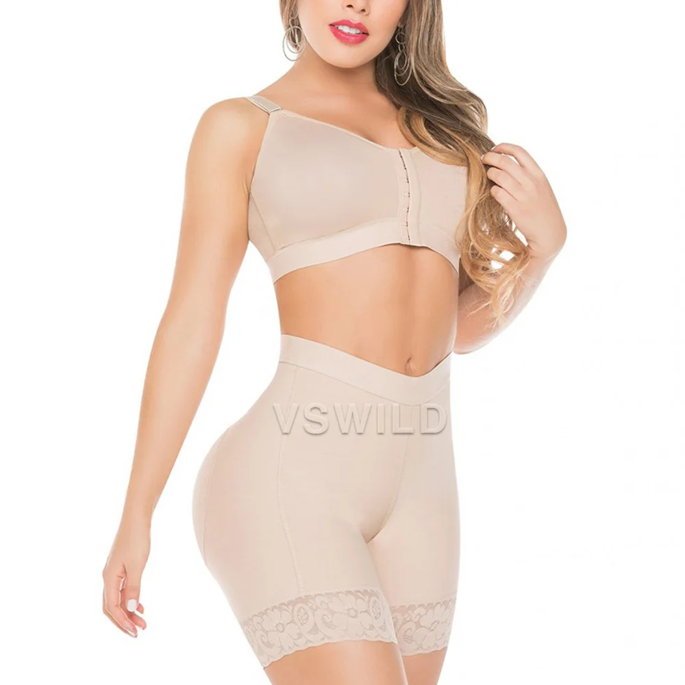 

Корректирующее белье для женщин, утягивающее белье с завышенной талией, с кружевом, для подтяжки ягодиц