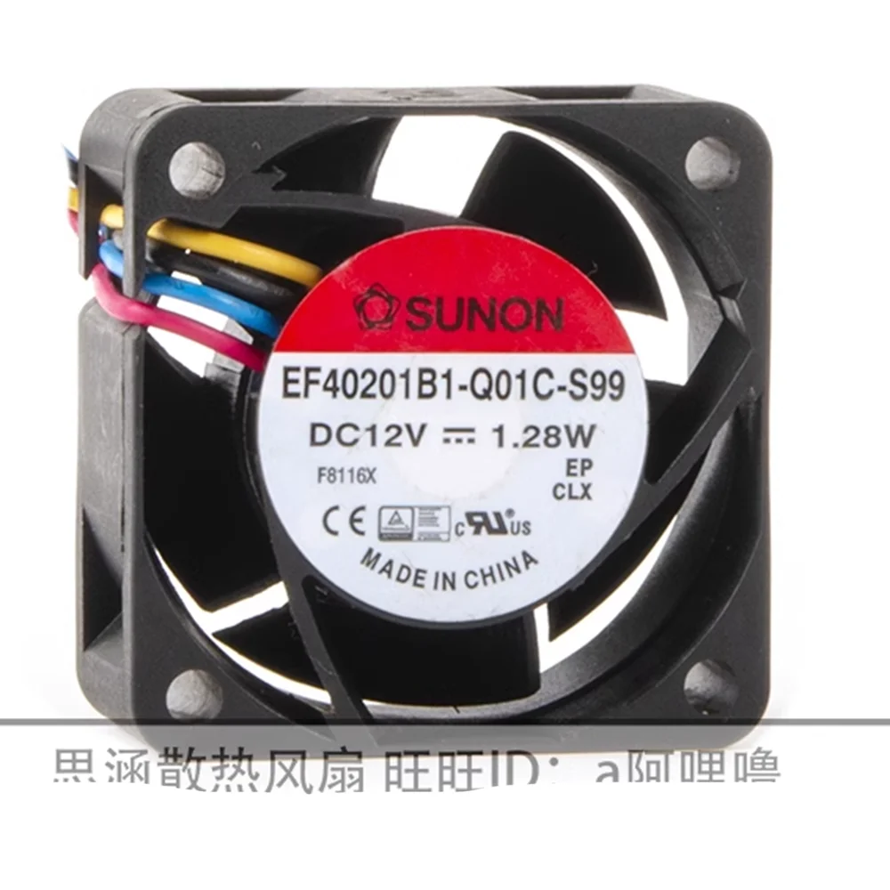 

Mute 40mm 4cm 12V PWM Computer Case Cooling Fan EF40201B1-Q01C-S99 for Sunon 40X40X20mm 1.28W 4Pin Quiet Silent Cooler