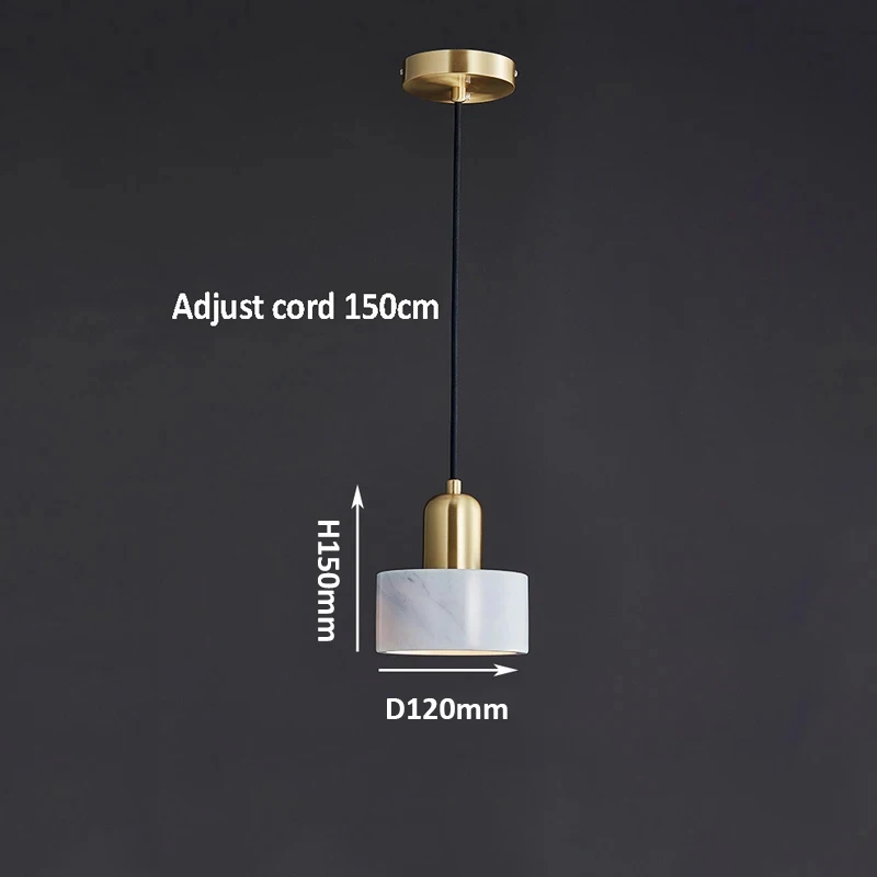 Green Marble Pendant Light Dining Room Luxury Marble Hanging Lights Bedside Store Hotel Bar Decorative Suspended Lamp E27 pendant lights pendant lamp chandelier lighting vintage pendant lights